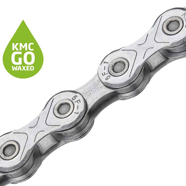 Cadena KMC X12 Waxed (Encerada) 12 Velocidades Silver/Silver 126L
