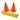 Set de 2 Conos 22.8Cm + 1 Barra 1Mt