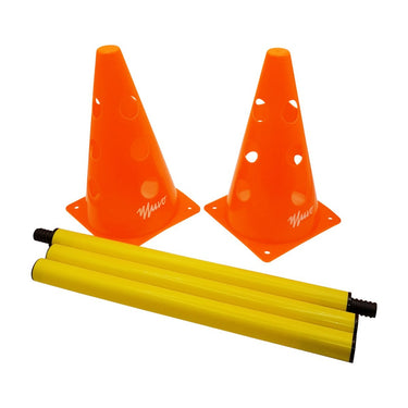 Set de 2 Conos 22.8Cm + 1 Barra 1Mt