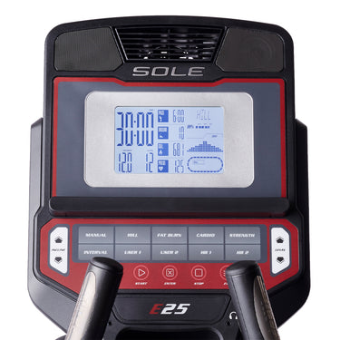 Elíptica Sole E25 G3 Negro