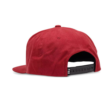 Jockey Fox Head Snapback Hat Red