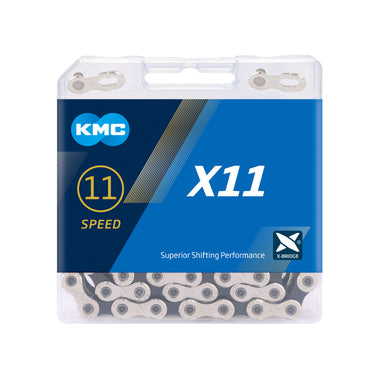 Cadena Kmc X11 11-Speed Silver/Black 118L