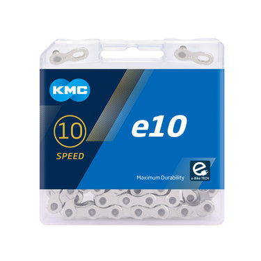 Cadena E-Bike 10V Kmc Modelo E10-Turbo Plata