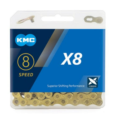 CADENA KMC MODELO X8 8-SPEED ORO