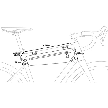 Bike Packing Triangulo Zefal Z-Adventure C3 3.3L