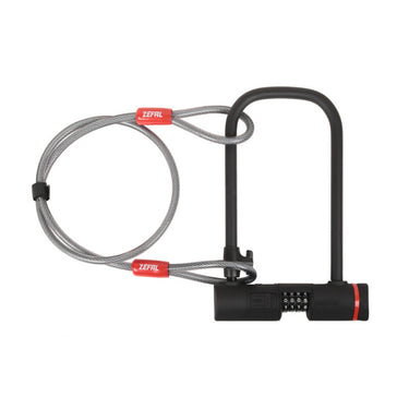 Candado U-Lock Con Cable y Código Zéfal K-Traz U13